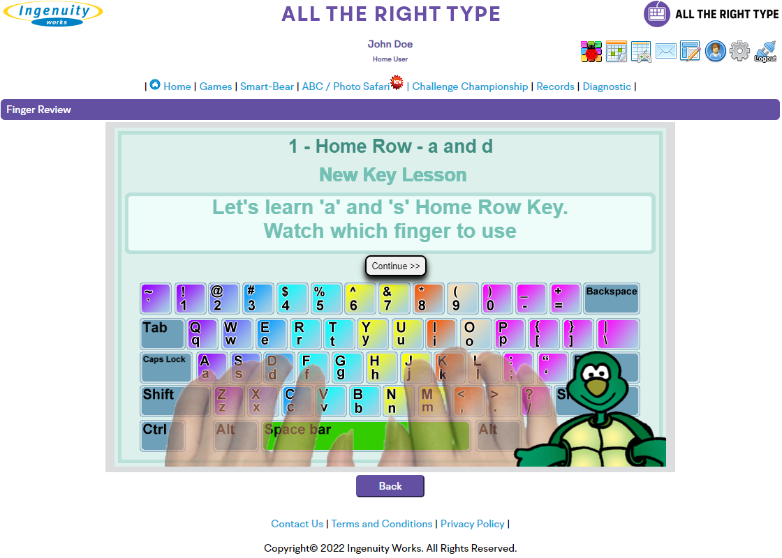 Typing Lessons | All The Right Type